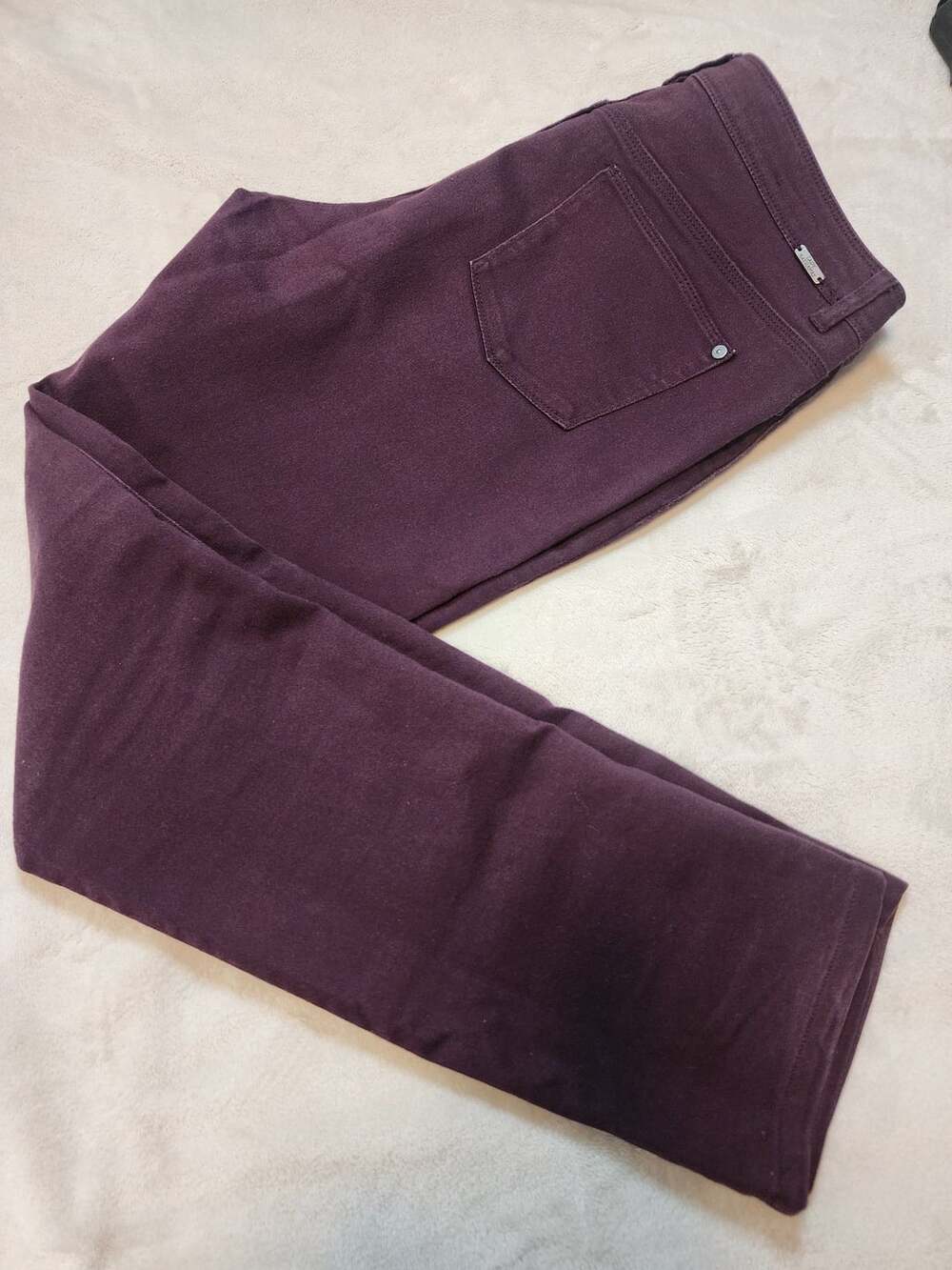 Lady Hathaway Purple Straight Leg Pants Size 14x32